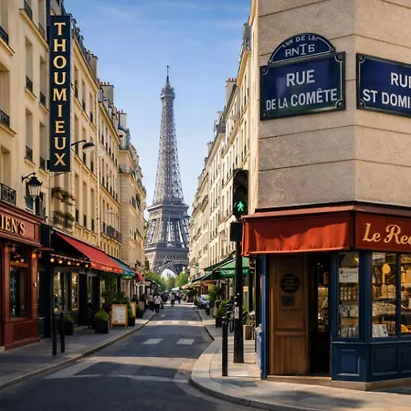 Charming With Terrace Near Eiffel Tower París
